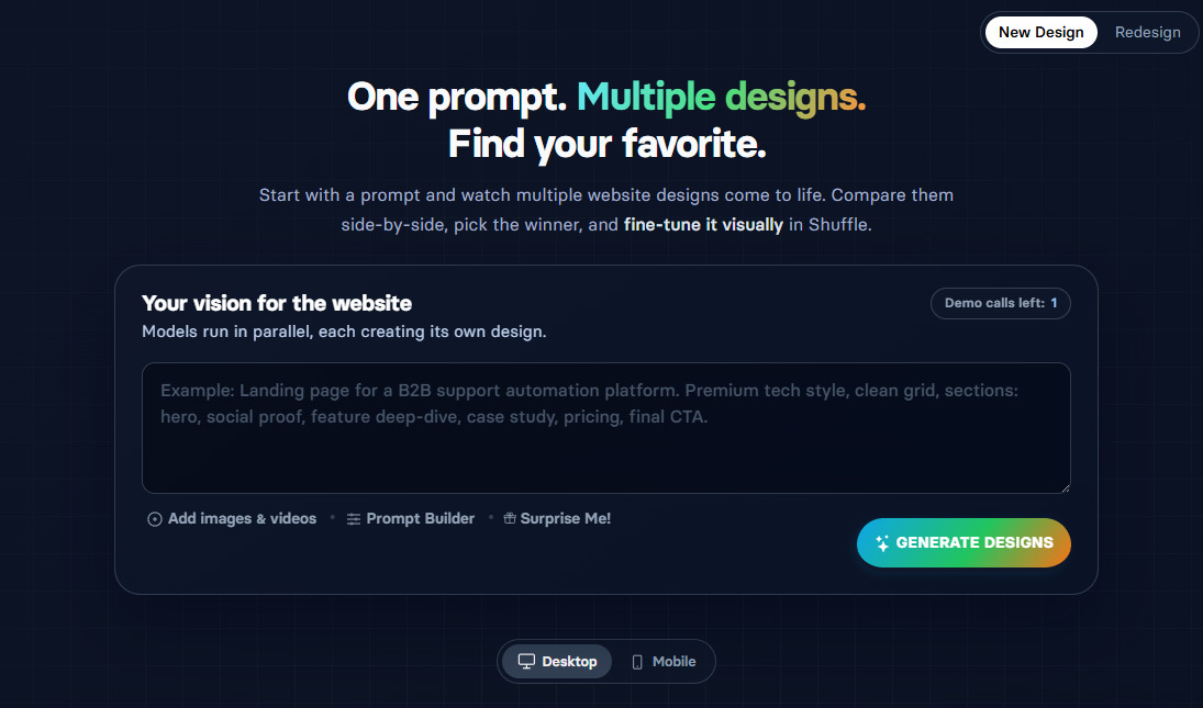 Site premium para negócios