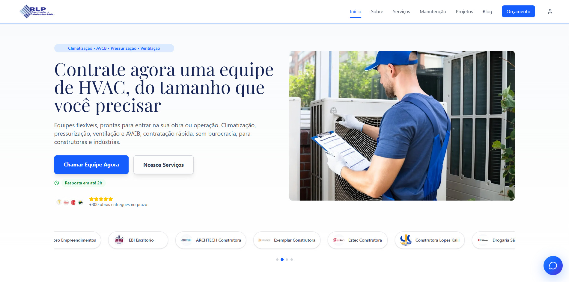 RLP — serviços de engenharia